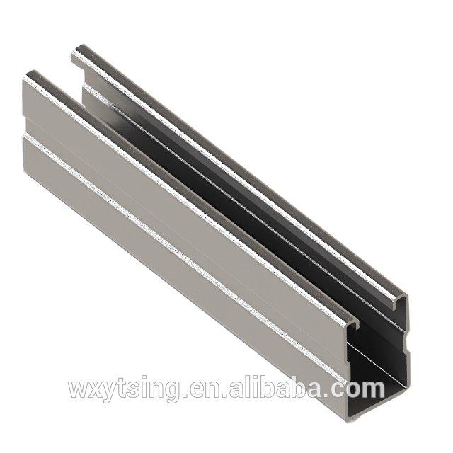 YD-MP-2073 41X62MM Anti-Seismic Bracing System Iron Perforated C Steel C Purlin