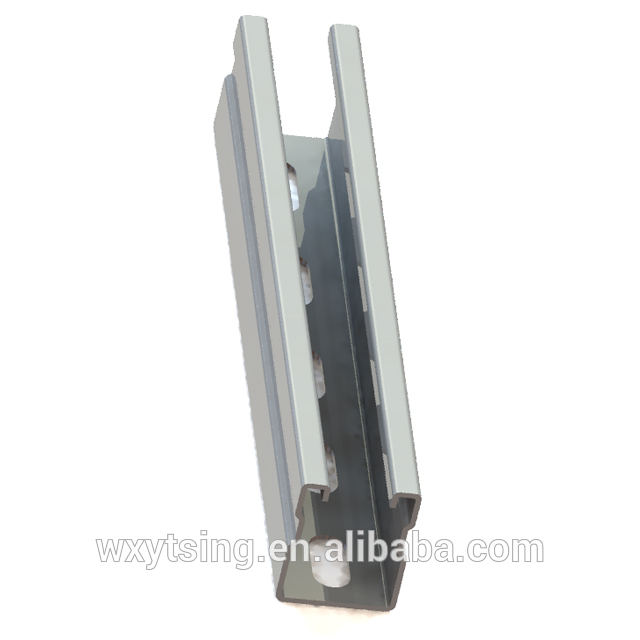 YD-MP-2042 41X41MM Anti-Seismic Bracing System Q235 Perforated C Steel C Purlin