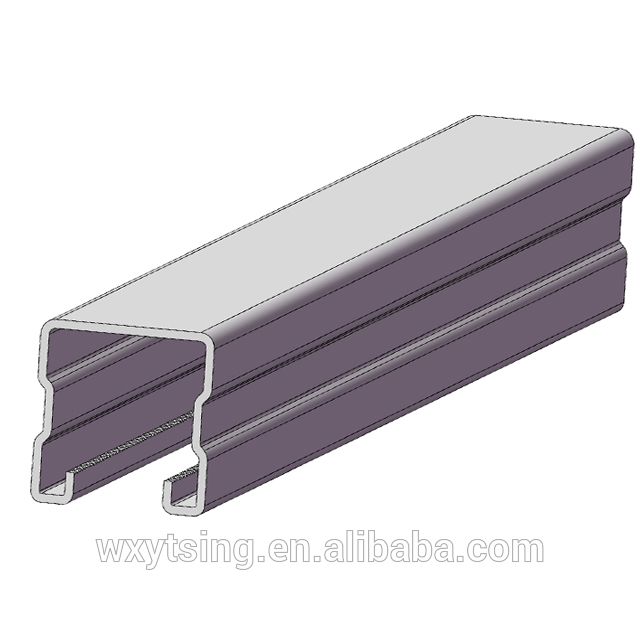 Anti-Seismic Bracing System Iron Perforated C Profiled C Section