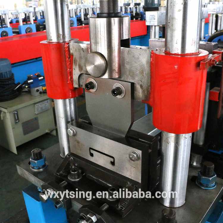 Steel Scaffolding Ladder Side C Slotted Roll Forming Machine