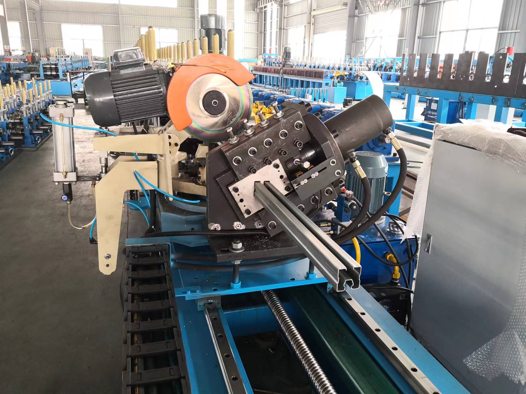 Hot Selling Guide rail Cold Roll Forming Machine